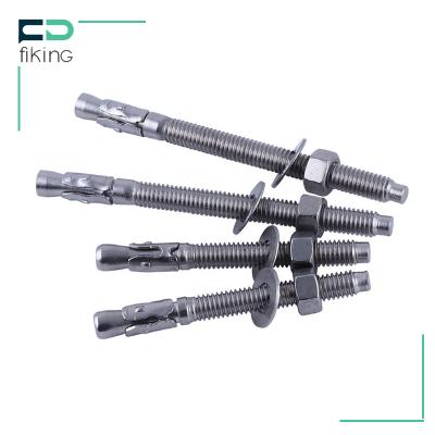 China SUS304Stainless Steel M6 M8 M10 M12 M16 Stainless Steel Car Repair Gecko Expansion Bolt for sale