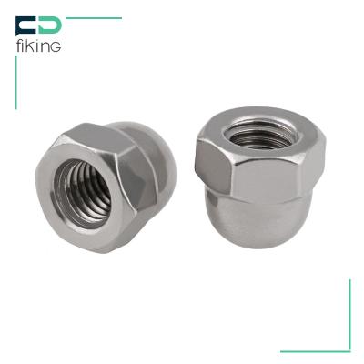 China High Quality Stainless Steel Flat Cap Nut for sale