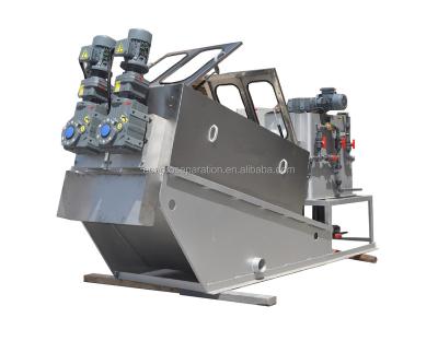 China Industrial And Municipal Wastewater Treatment Screw Press Deslime Dewatering Machine Sludge Dehydrator For Industrial Sludge Treatment for sale