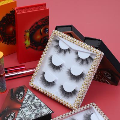 China Long New Style Natural Custom Bundles Professional Makeup Lashes 3d Mink False Eyelashes Volume for sale