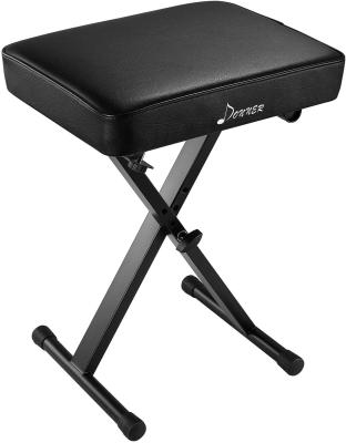 China Adjustable Piano Bench (Height), X-Style Foldable Seat Folding Chair, Adjustable Portable Bench Stool Keyboard Non-Slip Design for sale