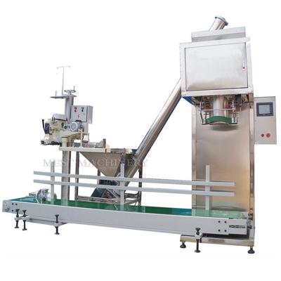 China Food 25 Kg Sack Semi Automatic Dry Flour Powder Filling Machine / 50Kg Weighing Filler Machine for sale