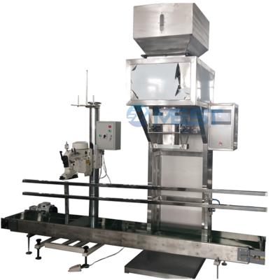 China Automatic 20Kg 50kg Food Bag Pellet Filler And Sealer Machine With Lowest Price for sale