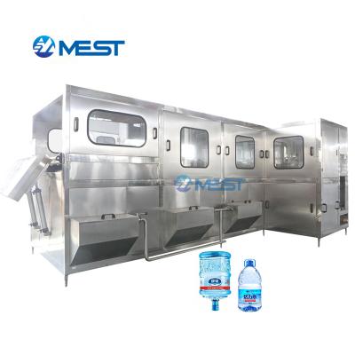 China High Quality Automatic 5 Gallon Beverage Water Filler Line Bucket Pure Water Washing Bottled Filling Capping Machine for sale