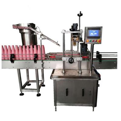 China Automatic Four Wheel Food Clamping Twisting Capping Machine for sale