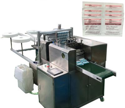 China Products Alcohol Swab Packaging Machine Alcohol Cotton Pad Machine for sale