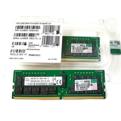 China Great Stock P00922-B21 HPE 16GB 2Rx8 PC4-2933 Y-R Smart Kit Server Memory Ram for Server G8/G9/G10 for sale