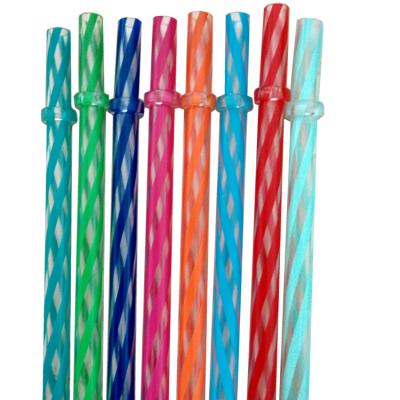 China Wholesale Disposable China BPA Green / Transparent Eco - Friendly Bar Plastic Free Straw for sale