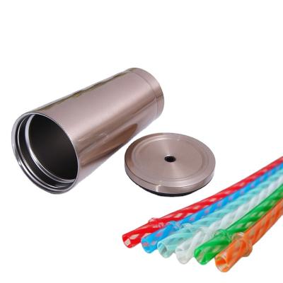 China Coastal Cup Straw Set, 6pcs Straw+ Transparent Lined Stainless Steel High Quality Cup with a Cleaning Brush for sale