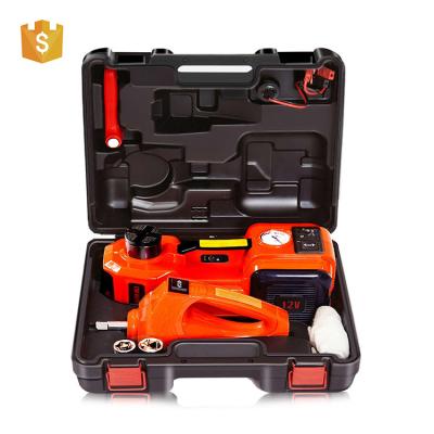 China Vehicle Tools DC 12V 5T multi-function Electro-hydraulic Jack and electric wrench set for sale