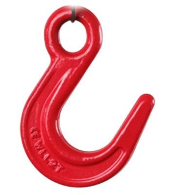 China Durable Opening Hook 3.2 Ton Round Eye Hook Carbon Steel Casting Fine Lifting Hook for sale