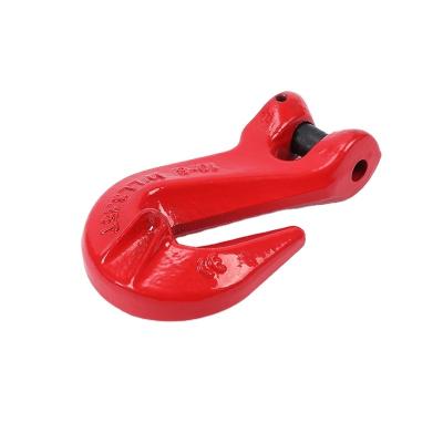 China 1.1 Tons Durable Shortening Lifting Hook Grab Hook Claw G80 Clevis European Type for sale