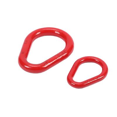 China High Strength Goods 7.6T Pear Shape Lifting Rigging Rigging Link Alloy Steel Main Link Ring for sale