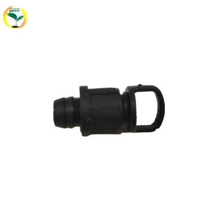 China Factory Agricultural Hot Sale System Irrigation Farmland Elbow Connector Barbed Fittings Coupling Drip Tape for sale