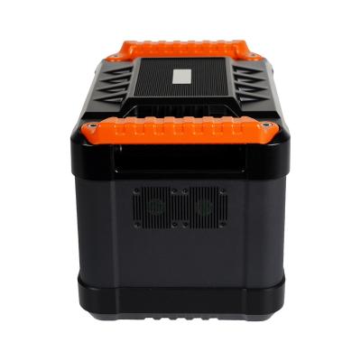 China Type C 1000 watt tragbare battery 220v portable power station, ups 500w home rechargeable power station with 100w panel for sale