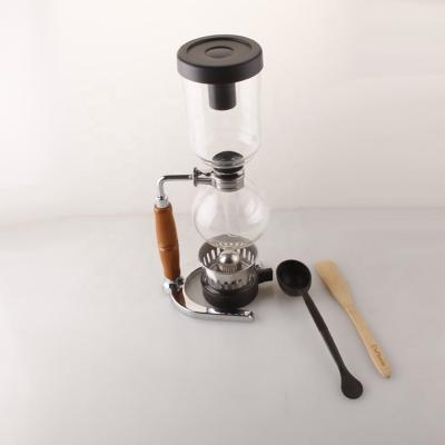 China Viable Classic Glass Siphon Coffee Maker Siphon Coffee Brewer Glass Coffee Tools for sale