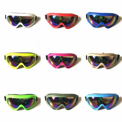 China Cheap Price Candy Color Women's TPU Material Motorcycle Windproof Outdoor Breathable Ski Mask Goggles Eyewear for sale