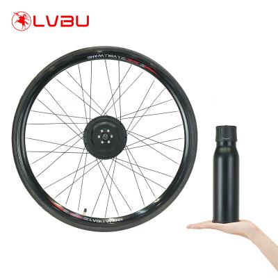 China Lvbu High Quality Hidden Wheel BY20D Power Bicycle Ebike Conversion Kit 36v Electric Peddle Aid 250W 350W 16-29' 700c for sale