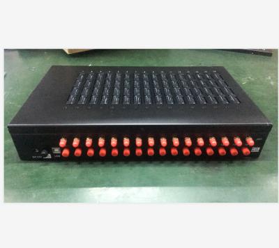 China IVR Voice16 ports 128 sims sms modem/at command bulk sms modem internal pool for sale