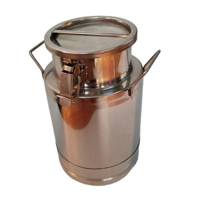 China 304 or 201 stainless steel, large capacity commercial milk bucket tea milk bucket stainless steel bucket 1 unit 5L to 50L Dasheng for sale