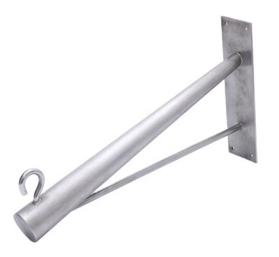 China Stainless Steel Pipe Hanging Brackets Custom Metal Sheet Metal Fabrication Single Side Bracket, Triangle Bracket 20-35 Days PDF CAD/3D Dasheng for sale