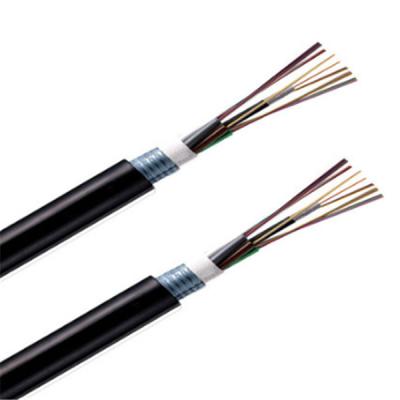 China Single Mode GYTA 4 Core Duct & Conduit Single Mode GYTA 4 Core Fiber Optic Cable Drop Fiber Optic Cable PE Armored Outdoor Waterproof Sheath for sale