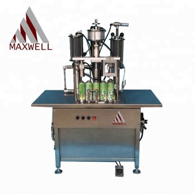 China Manual Beverage 3 in 1 Aerosol Filling Machine for sale