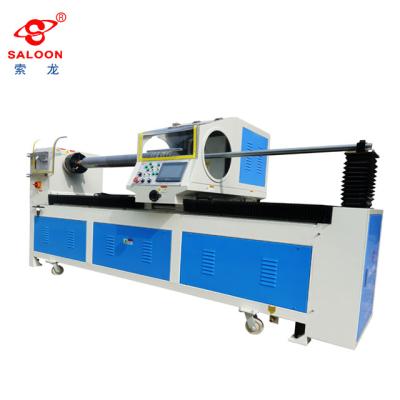 China Full Automatic Machinery Repair Shop Room High Efficiency Morocco Paper Chemical Fiber Satin Fabric Cutting Machine for sale