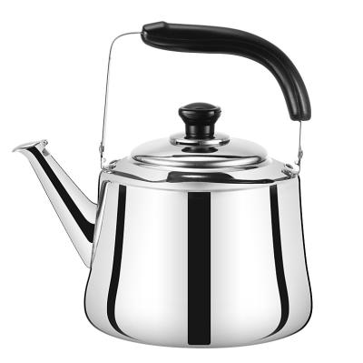 China Viable Korean Stainless Steel Tea Kettle Whistling Teapot With Original Factory Price Mirror Metal OEM for sale