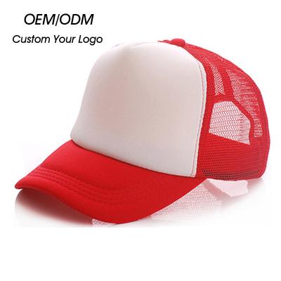 China JOINT Custom High Quality Embroidery Trucker Hats With Screen Printing Logo Plain Foam Trucker Caps Breathable Hat for sale