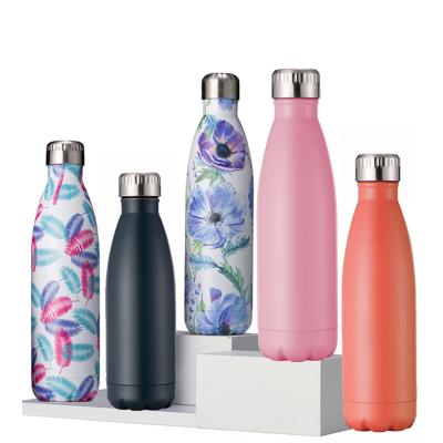 China Wholesale Sustainable Portable Vacuum Sports Thermos Stainless Steel Hot And Cold Water Bottle With Custom Logo for sale