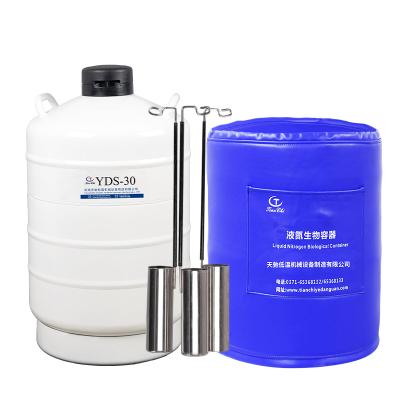 China Storage Dewar Vessel 15-35 Liter Liquid Nitrogen Bottle Cryo Container Semen Tank Liquid Nitrogen Storage Tank Supplier for sale