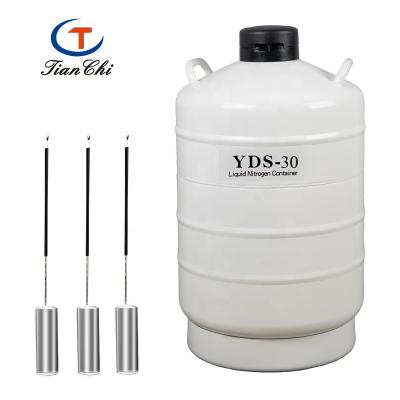 China Cylinder 30 L liquid nitrogen gas yds30b liquid nitrogen container dewar vessel cryogenic tank for sale for sale