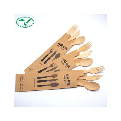 China household & Biodegradable Bulk Spoon/Restaurant Wooden/Bamboo Forks/Disposable Knives Cutlery for sale