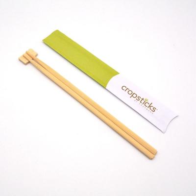 China High Quality Disposable Sushi Chopsticks With Stand Rest Paper Custom Logo for sale