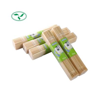 China Best selling easily cleaned bamboo skewers kabab skewers for BBQ with PE box packing for sale