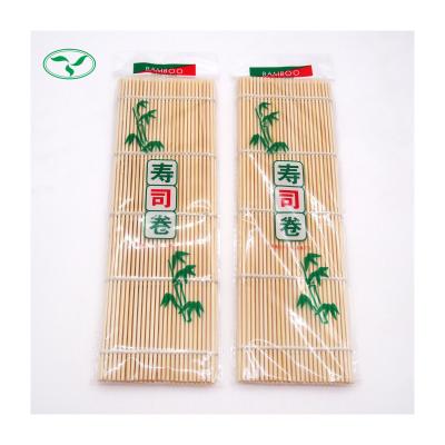 China Sustainable High Quality Bamboo Sushi Mat Roller Rice Kit Rolling Mat for sale