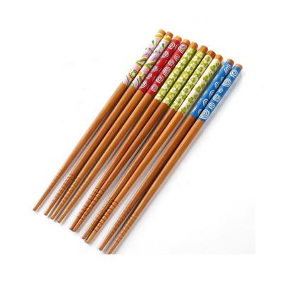 China Eco-friendly Popular Chinese Natural Bamboo Disposable Hot Selling Art Chopsticks for sale