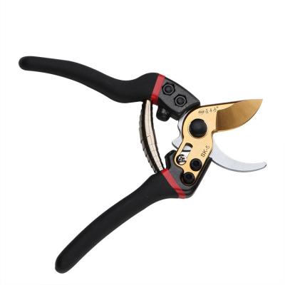 China High Carbon Steel Manual Pruning Hand Garden Sk5 Handle Sk5 Handle Shear Scissors Non-Slip Anti-Skid Bypass for sale