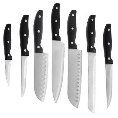 China Sustainable New Stainless Steel Kitchen 7 Piece Tool Kitchen Set Knife Tool Kit for sale