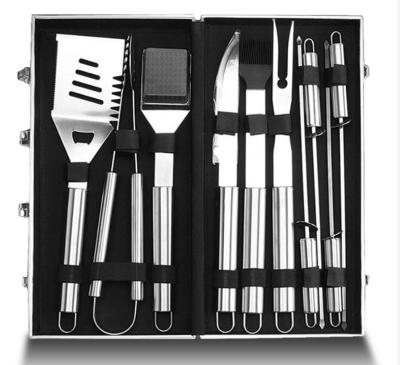 China Hot Selling Easily Cleaned Barbecue Grill Set 18 Pieces Combination Multifunctional Barbecue Tools for sale