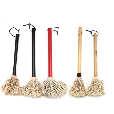 China Easily Cleaned Wooden Broom Barbecue Cleaned Color Handle Barbecue Oil Brush for sale