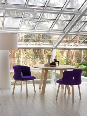 China Silla de madera moderna de la clavija de Cappellini del diseño por los muebles de gama alta del hotel de Nendo en venta