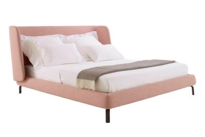 China Muebles tapizados modernos del dormitorio de la tela de la cama del marco de la cama gigante para el hotel en venta