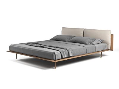 China Comfortable Modern Upholstered Bed Design By Aston Martin 218x230x106h Cm for sale