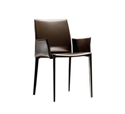 China Futuristische Ontworpen het Conceptenarmsteun van Bontempilinda Fiberglass Dining Chair With Te koop