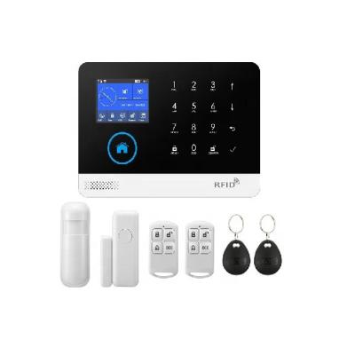 China 2021 Hot Sale Wireless LCD Display WIFI/GSM Tuya Smart Home Alarm Kit PST-WG103T PST-WG103T for sale