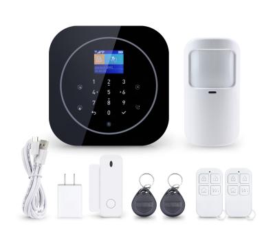 China 2021 Hot Selling 12H WiFi Tuya Smart GSM Home Alarm Kit PST-G Wireless PST - G12 for sale