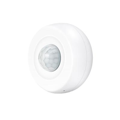 China 2021 New Product Smart Life ABS APP Control Wifi Tuya Wireless Smart PIR Sensor With 360 degree ceiling-installation PST-HW400B for sale