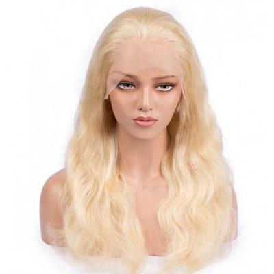 China Body Wave 150% 180% Blonde 613 Human Hair Lace Wig Pre Plucked HD 613 Lace Front Wig For Black Women for sale